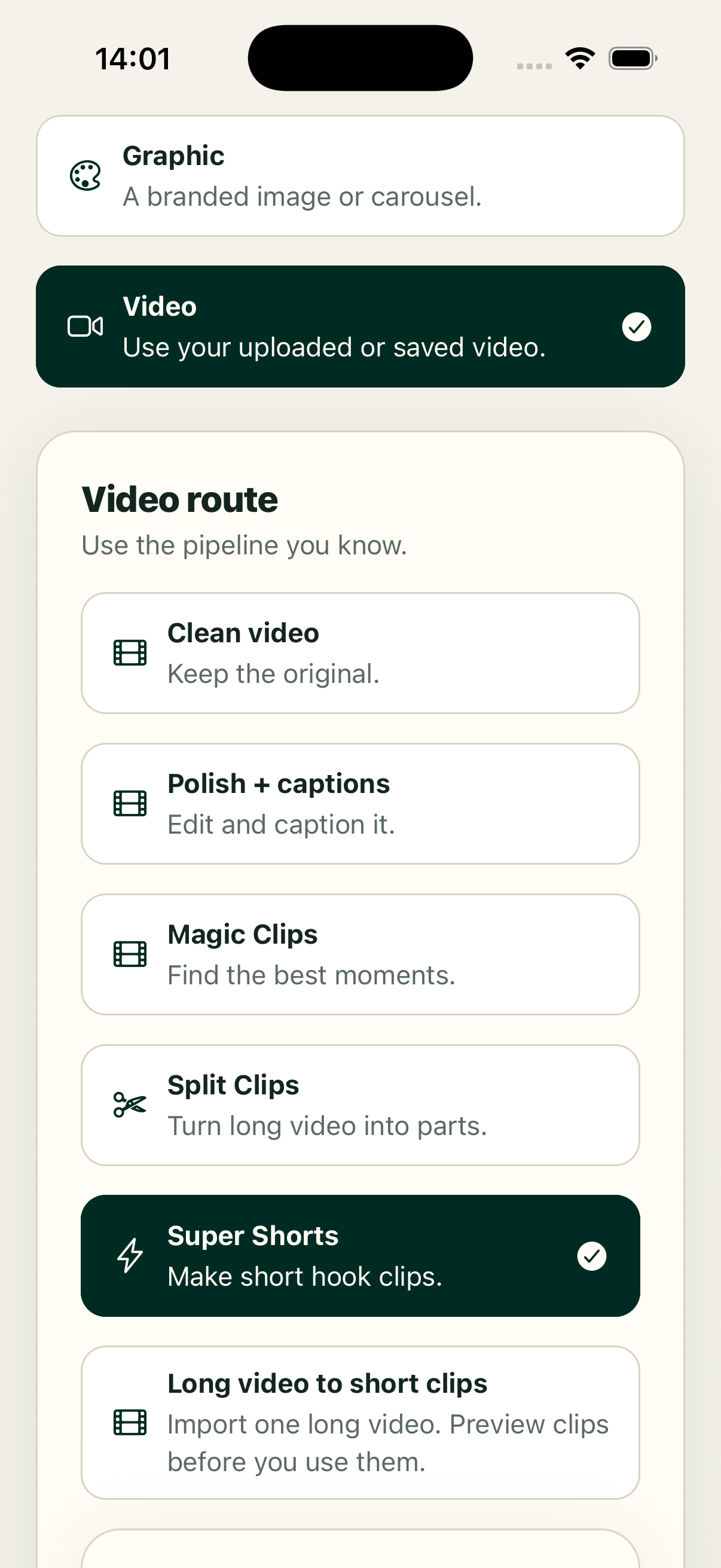 Reuse one video without losing the story in the native ClientWorkSystem iPhone app